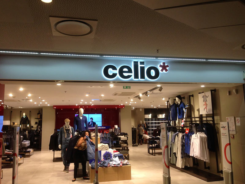 Bandeaux Lumineux Simple Face pour Celio la Défense (92) - AFE 94