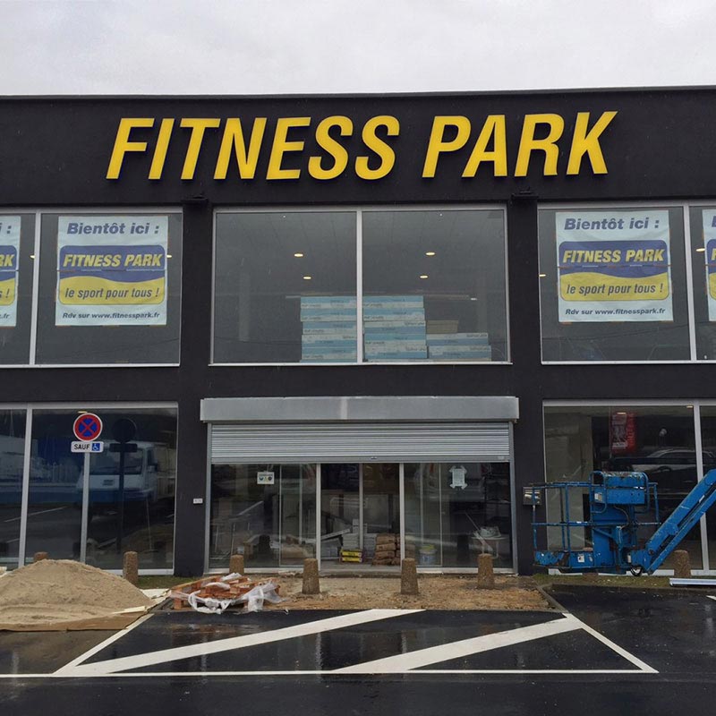 Enseignes Lumineuses Fitness Park en Seine-et-Marne (77) - AFE 94