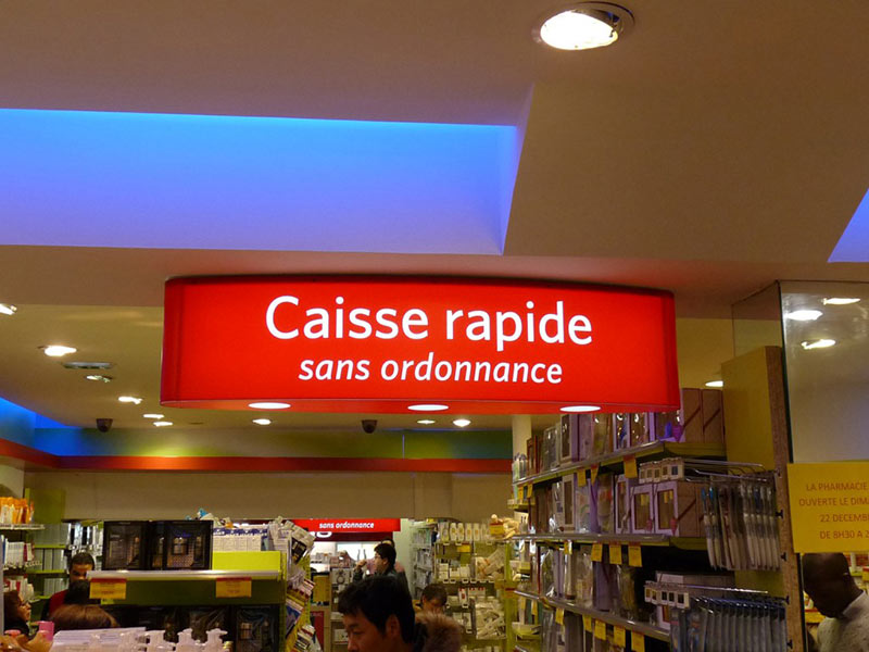 Caissons Lumineux pour une Pharmacie - AFE 94