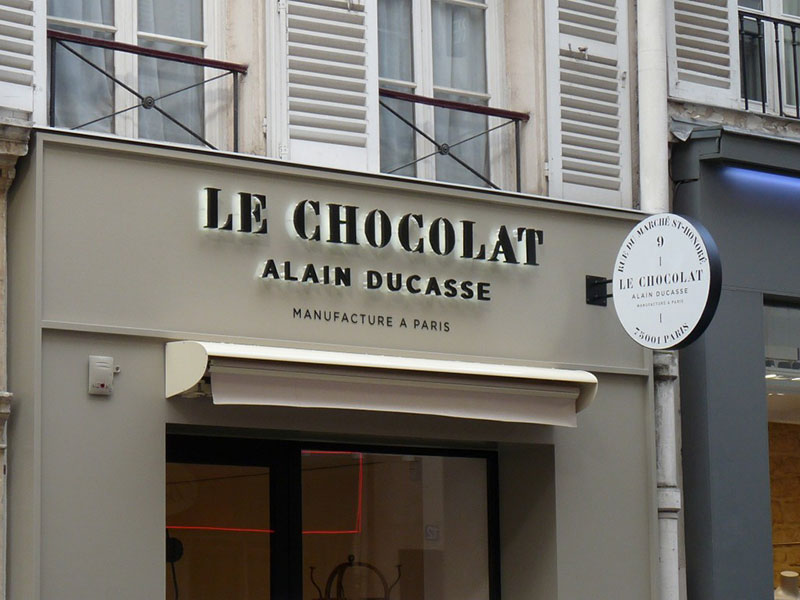 Projet unique La boutique "Le chocolat" d'Alain Ducasse - AFE 94