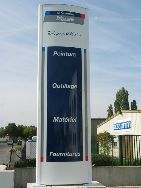 Totem non Lumineux Le comptoir Seigneurie - Seine-et-Marne (77) - AFE 94